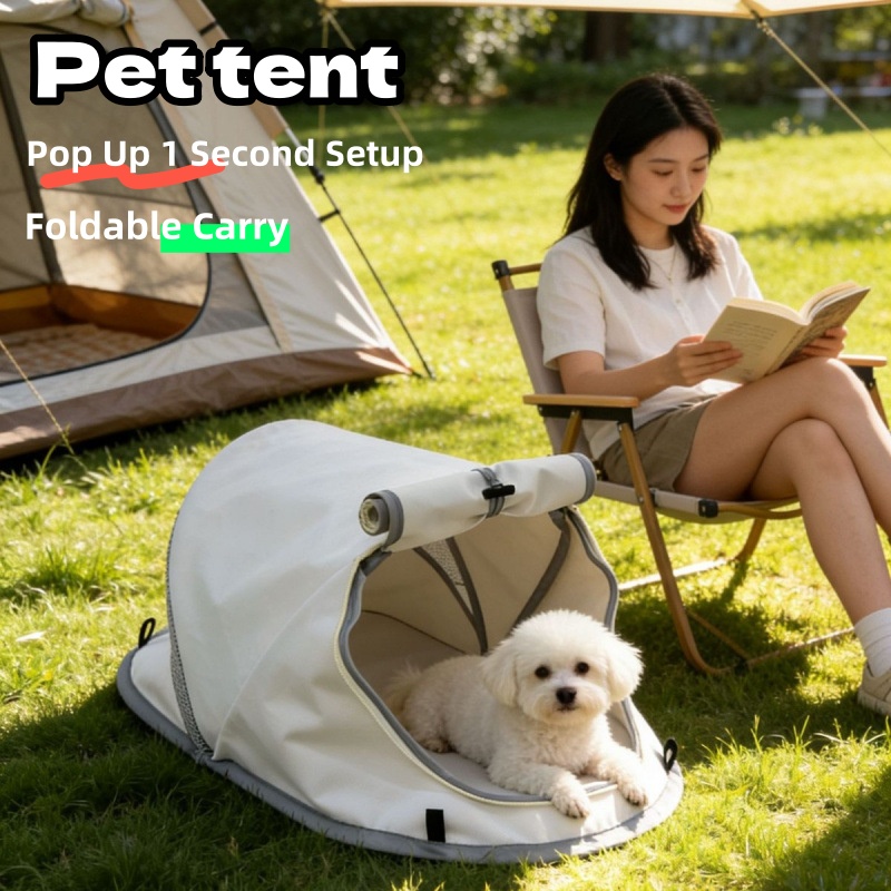 Camping Cot Foldable - Tenda portatile pop-up per cani, protezione