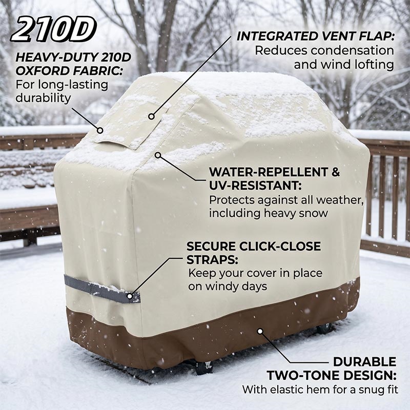 Outdoor Furniture Varnish - Copertura per barbecue a gas 210D