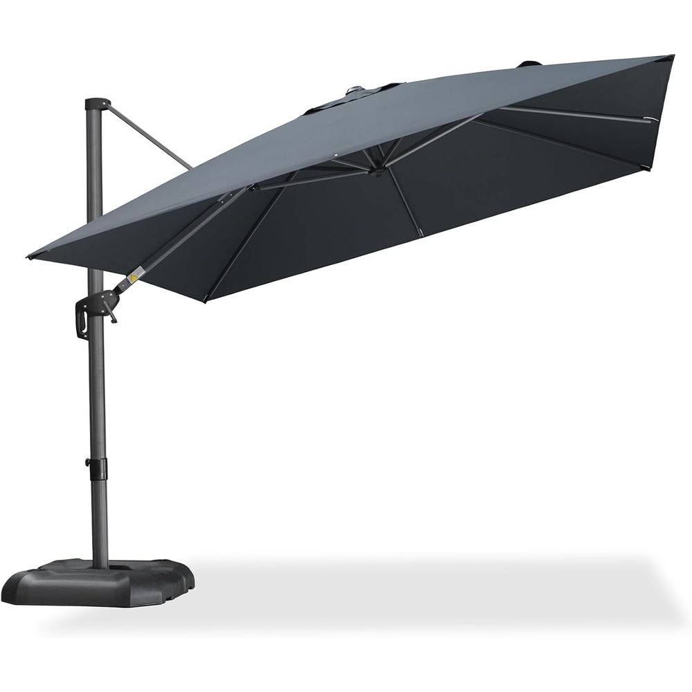 Outdoor Furniture Grey - Ombrellone da Esterno a Braccio Laterale