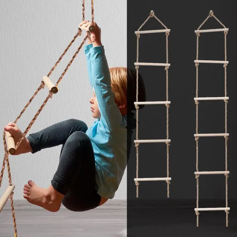 Garden Swing Chair - Scala in legno per bambini attività