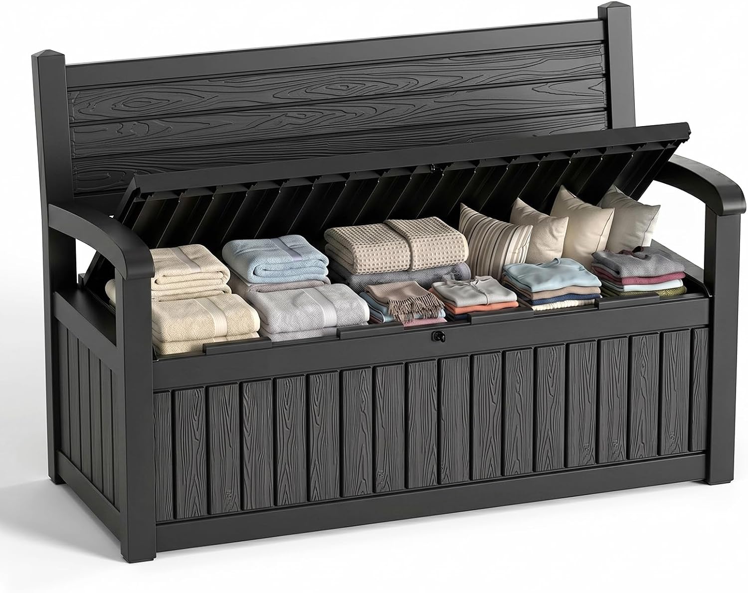 Outdoor Furniture With Storage For Cushions - Grande contenitore da esterno impermeabile in