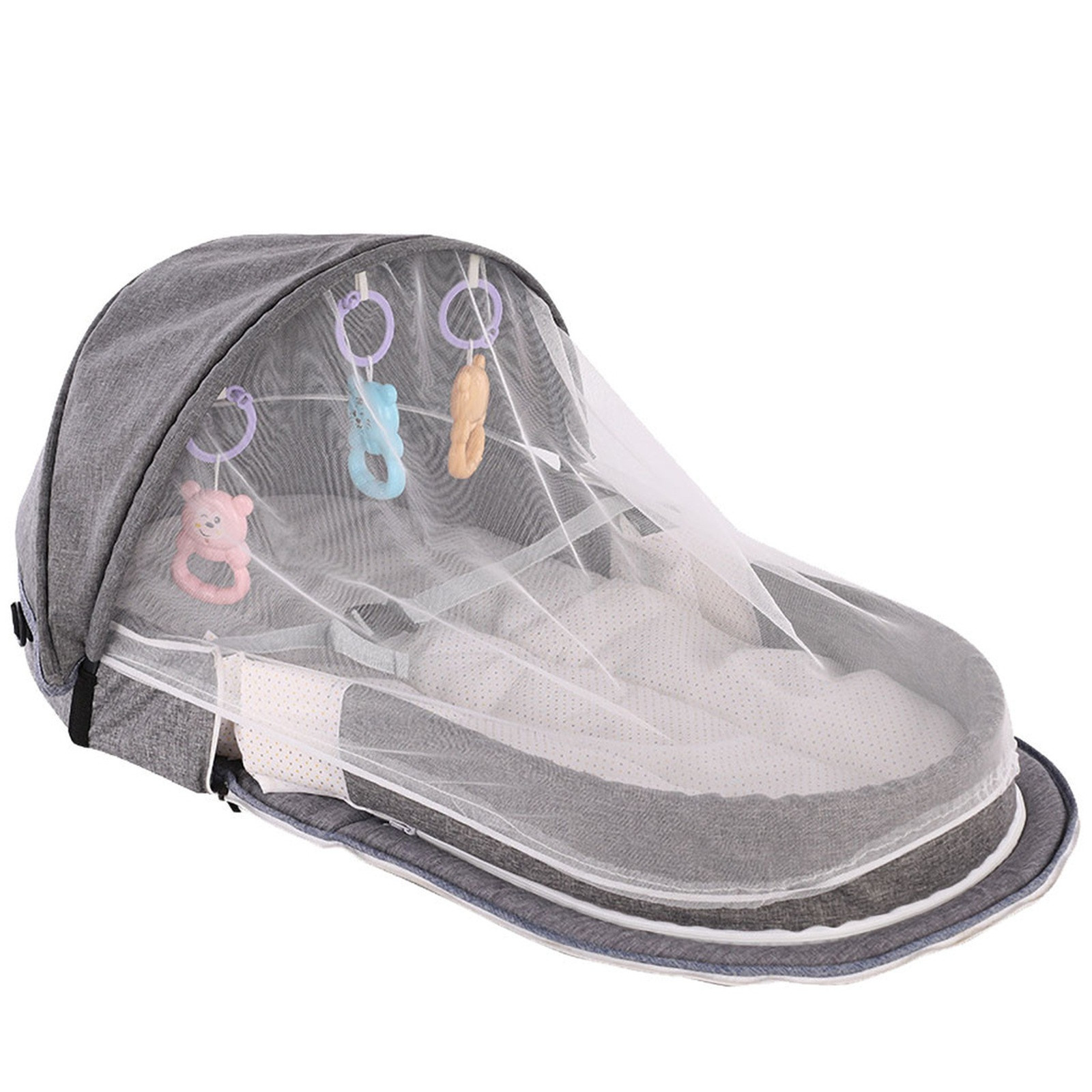 Camping Cot Foldable - Lettino pieghevole culla portatile con rete