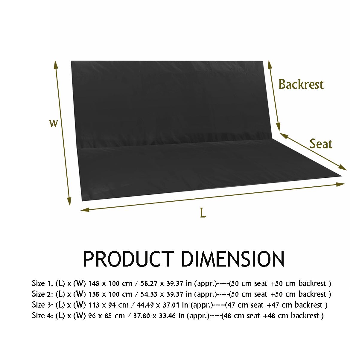 Garden Swing Chair - 2/3 posti altalena copertura sedia panca
