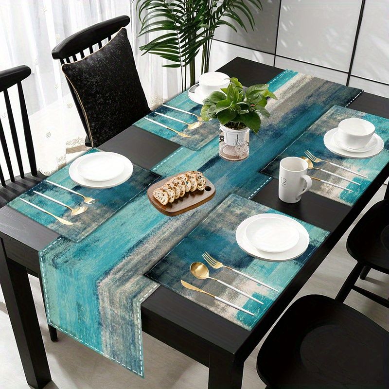 Outdoor Furniture Dining - Set di Tovagliette e Runner da