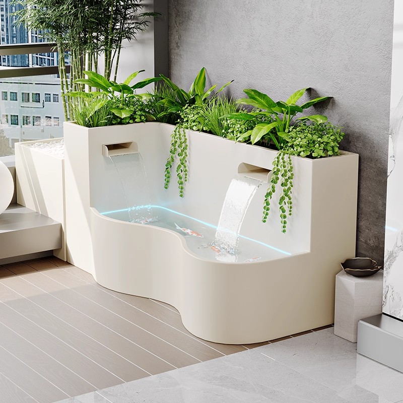 Outdoor Furniture Dining - Fioriera/Vasca per Pesci in Lega di