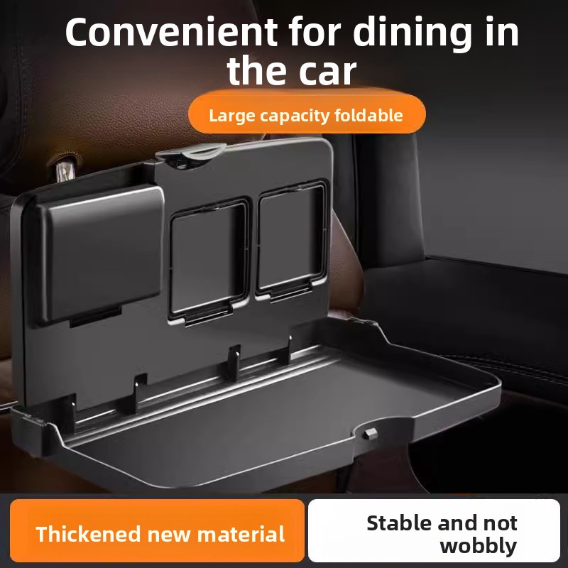 Outdoor Furniture Dining - Tavolino Pieghevole per Sedile Posteriore Auto