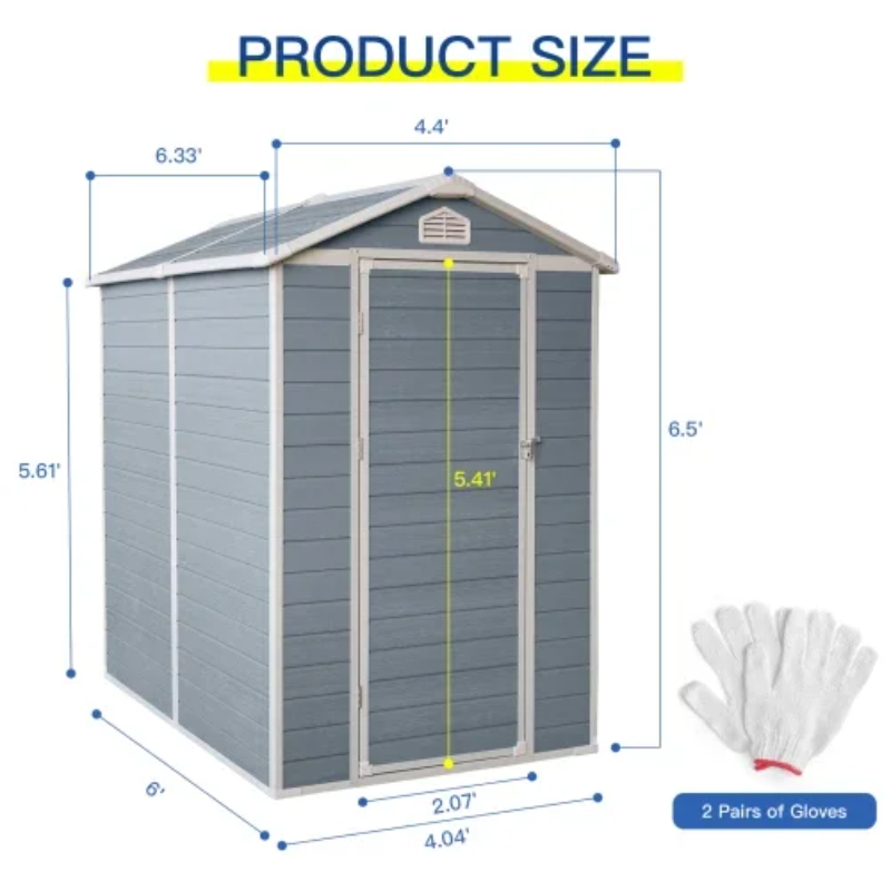 Kit Capanno da Giardino in Res - Outdoor Furniture Grey recensione e prezzo