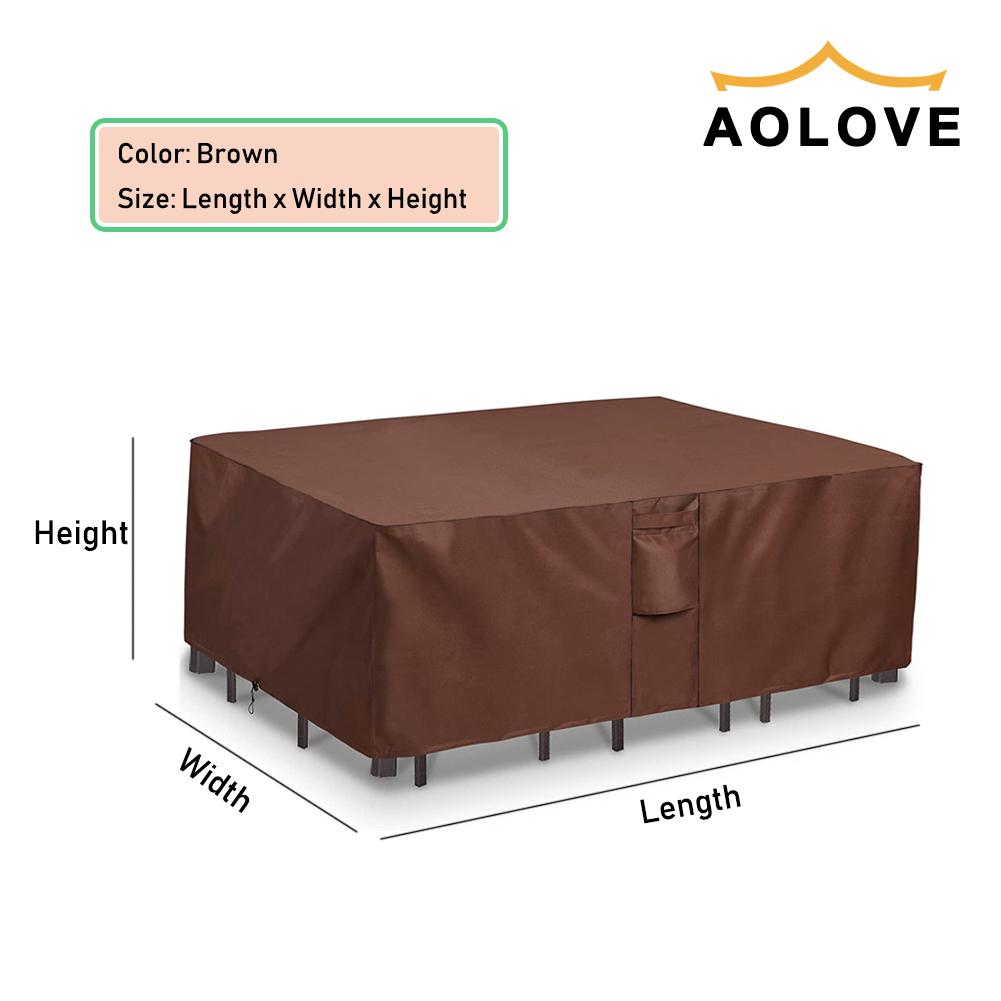 Marrone 420D HEAVY DUTY Copert - Outdoor Furniture Sunbrella recensione e prezzo