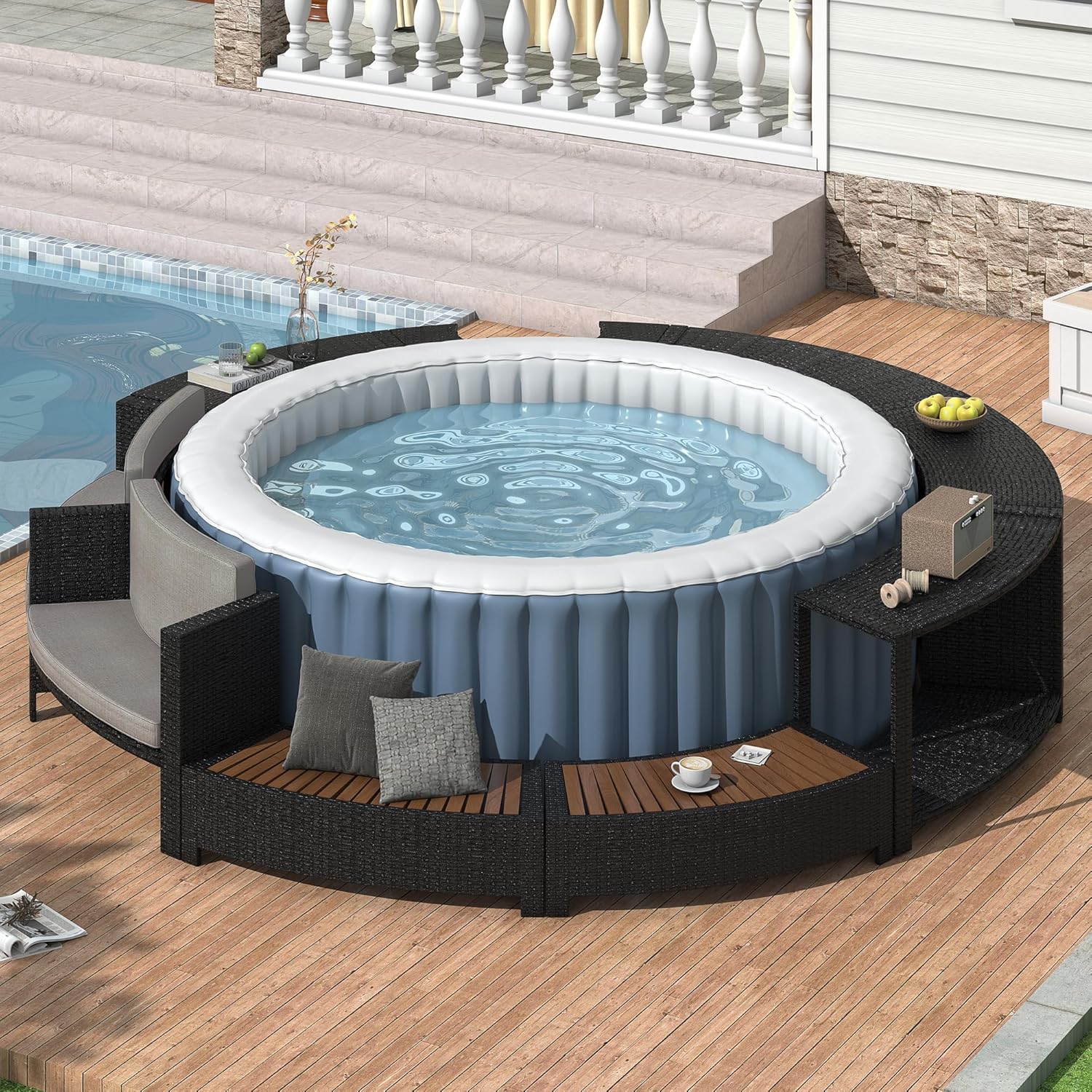 Set Divano da Esterno in Ratta - Outdoor Furniture With Storage For Cushions recensione e prezzo