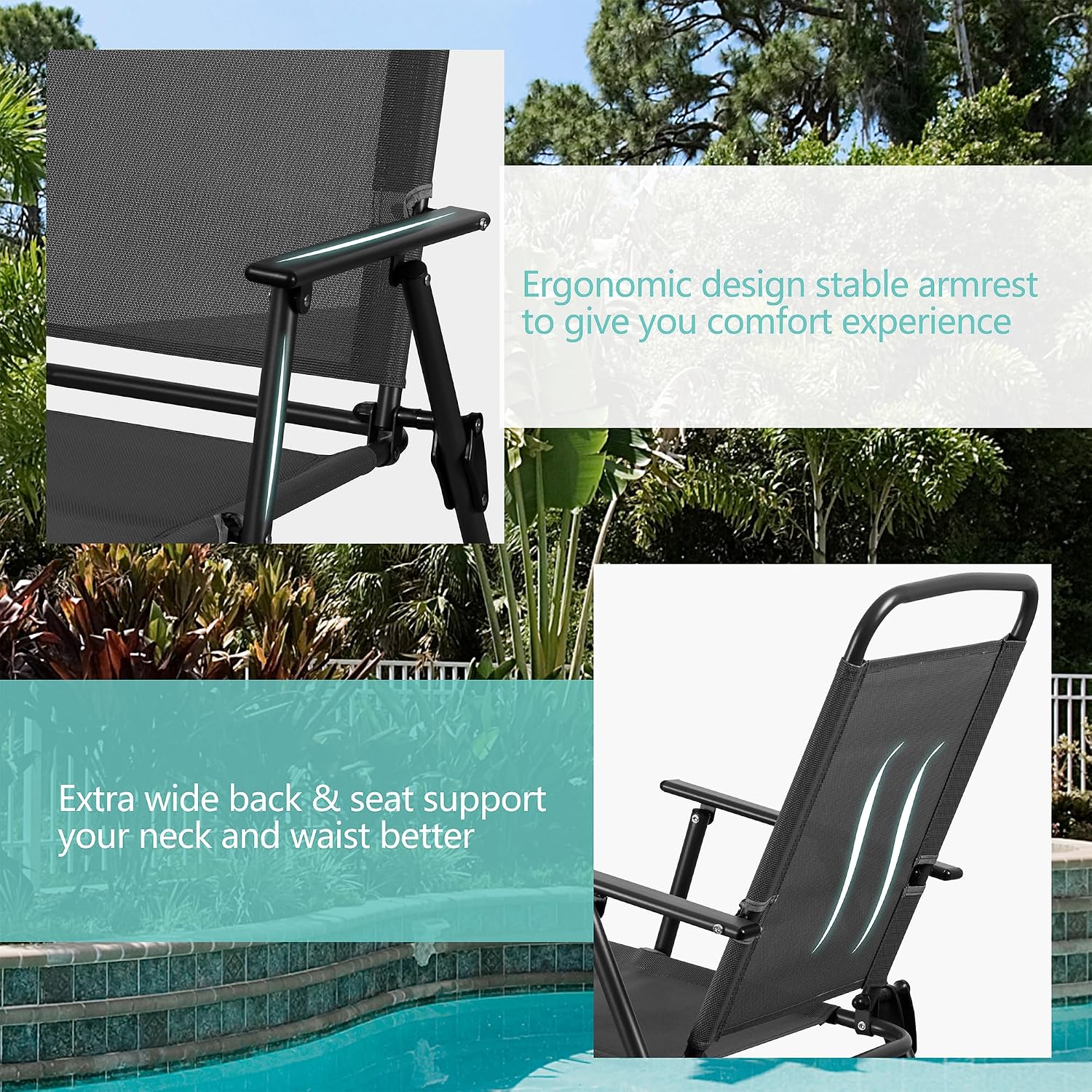 Set da pranzo in metallo per p - Outdoor Furniture Sunbrella recensione e prezzo