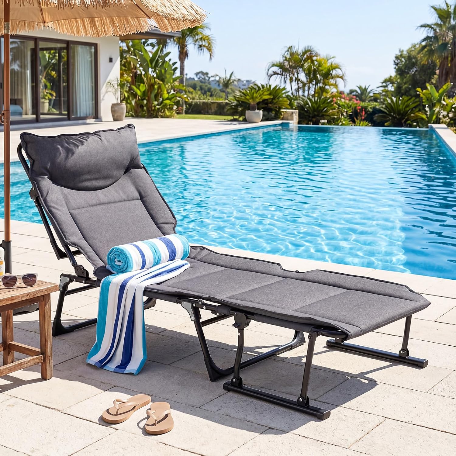 Set di 2 sedie a sdraio pieghe - Camping Cot Foldable recensione e prezzo