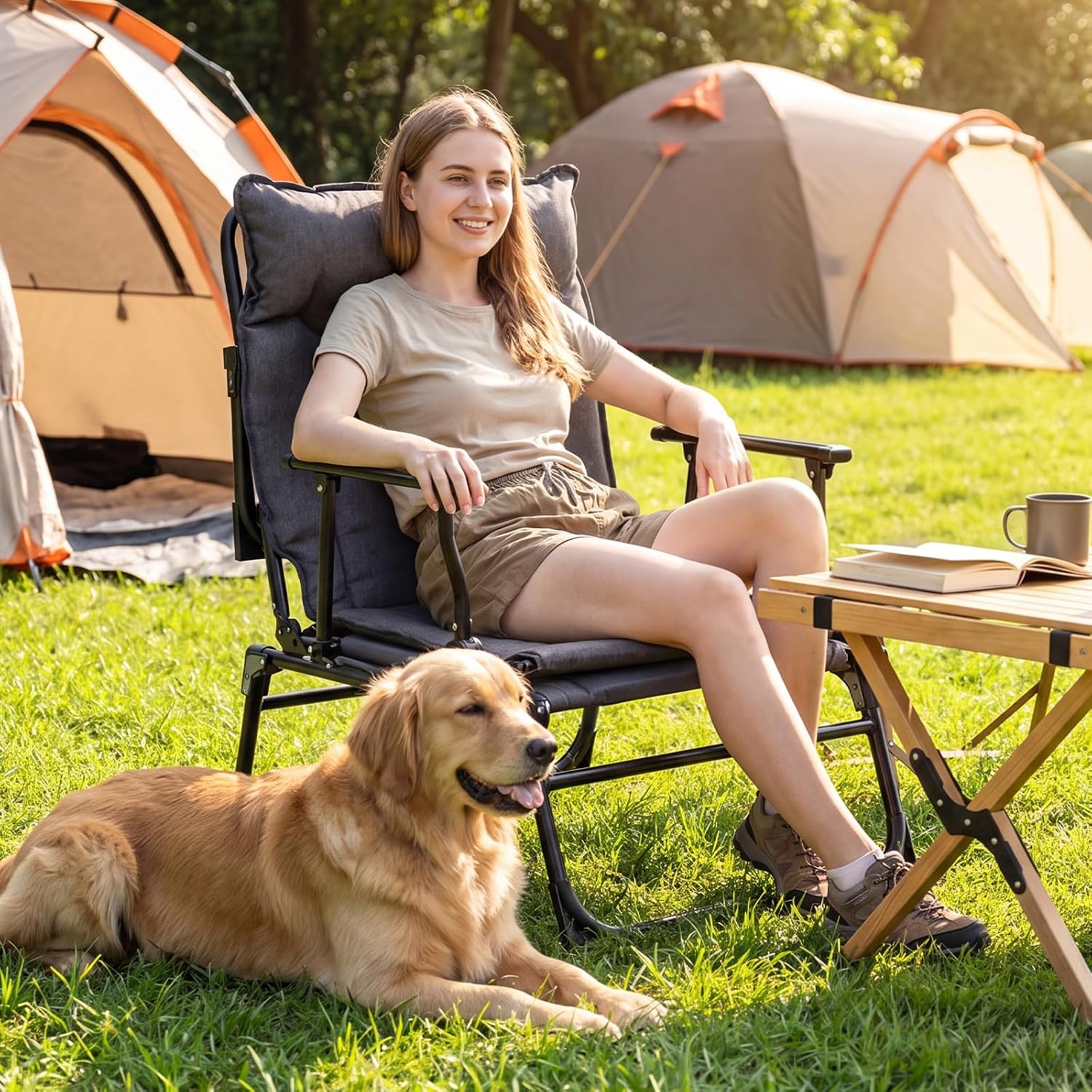 Set di 2 sedie a sdraio pieghe - Camping Cot Foldable recensione e prezzo