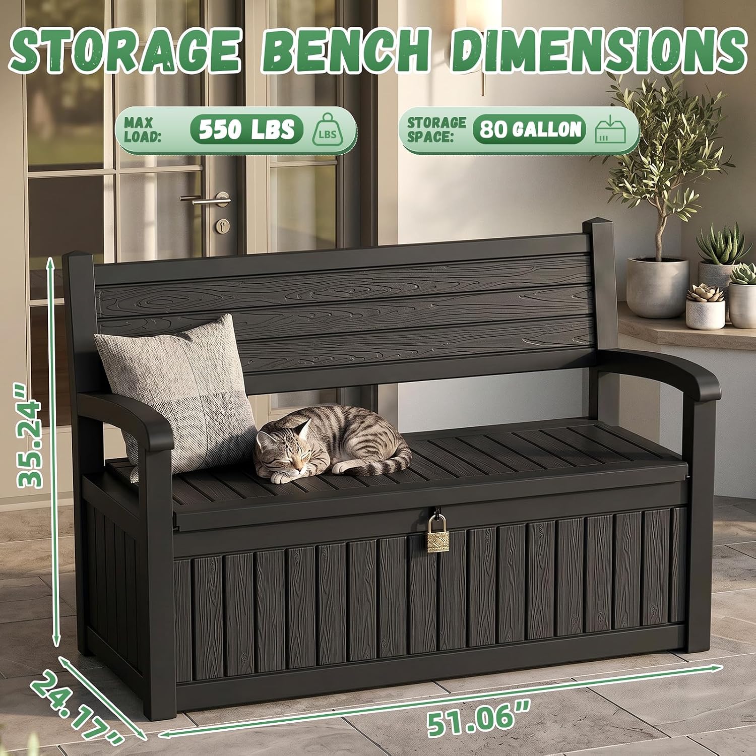 Grande contenitore da esterno  - Outdoor Furniture With Storage For Cushions recensione e prezzo