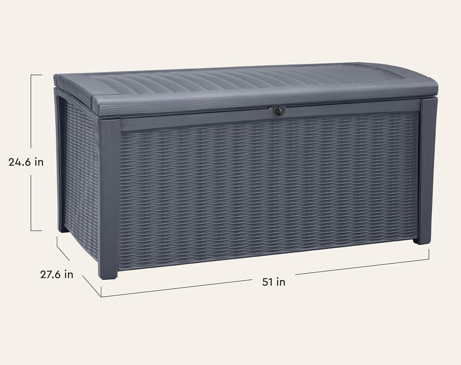 Contenitore da Esterno da 110  - Outdoor Furniture With Storage For Cushions recensione e prezzo