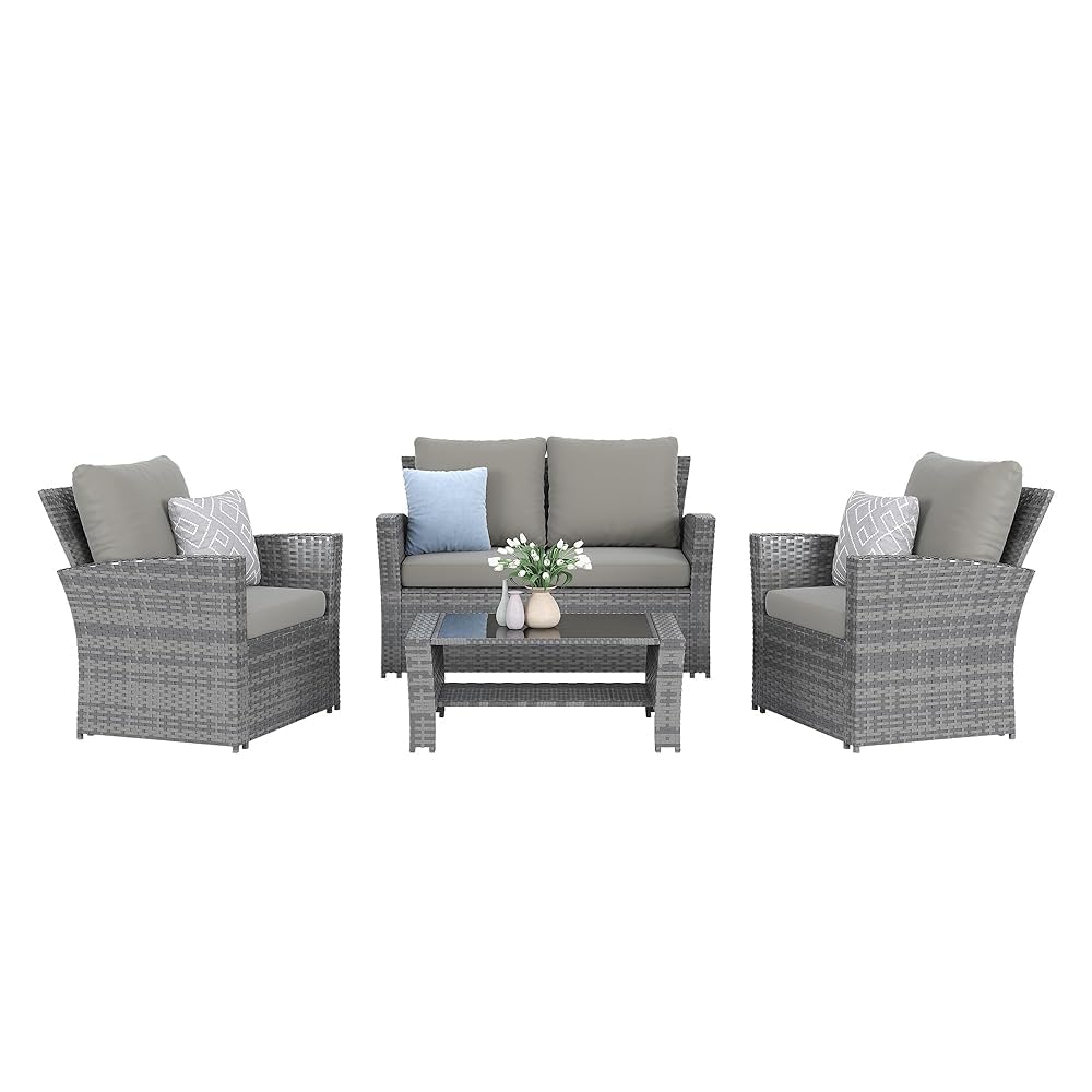 Set Divano Sezionale da Estern - Outdoor Furniture Grey recensione e prezzo