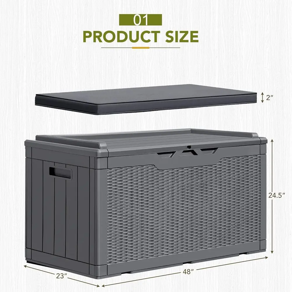 Contenitore da Esterno con Cus - Outdoor Furniture With Storage For Cushions recensione e prezzo