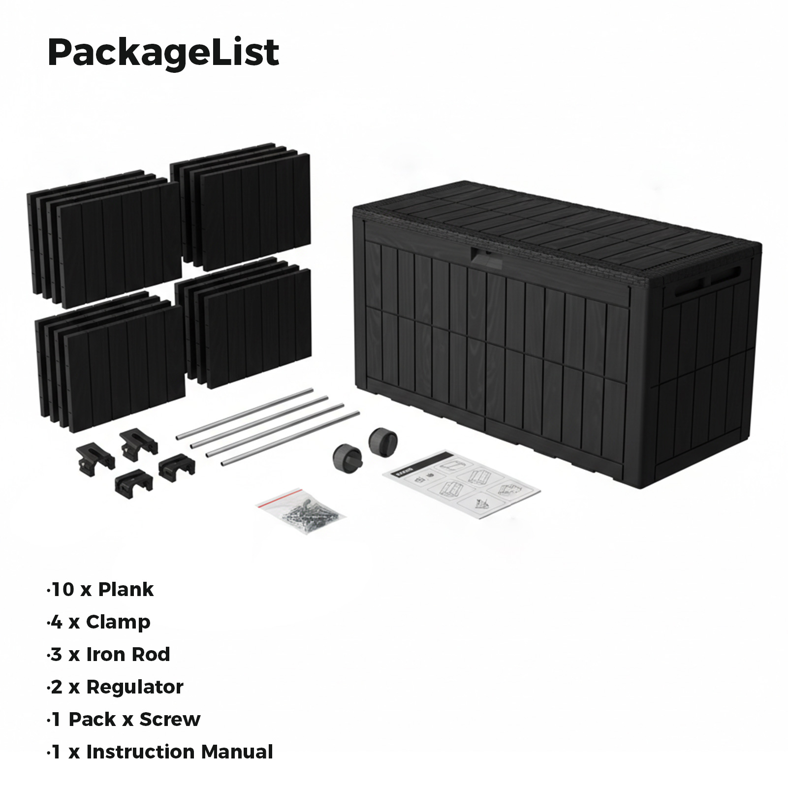 Contenitore da Esterno da 100  - Outdoor Furniture With Storage For Cushions recensione e prezzo