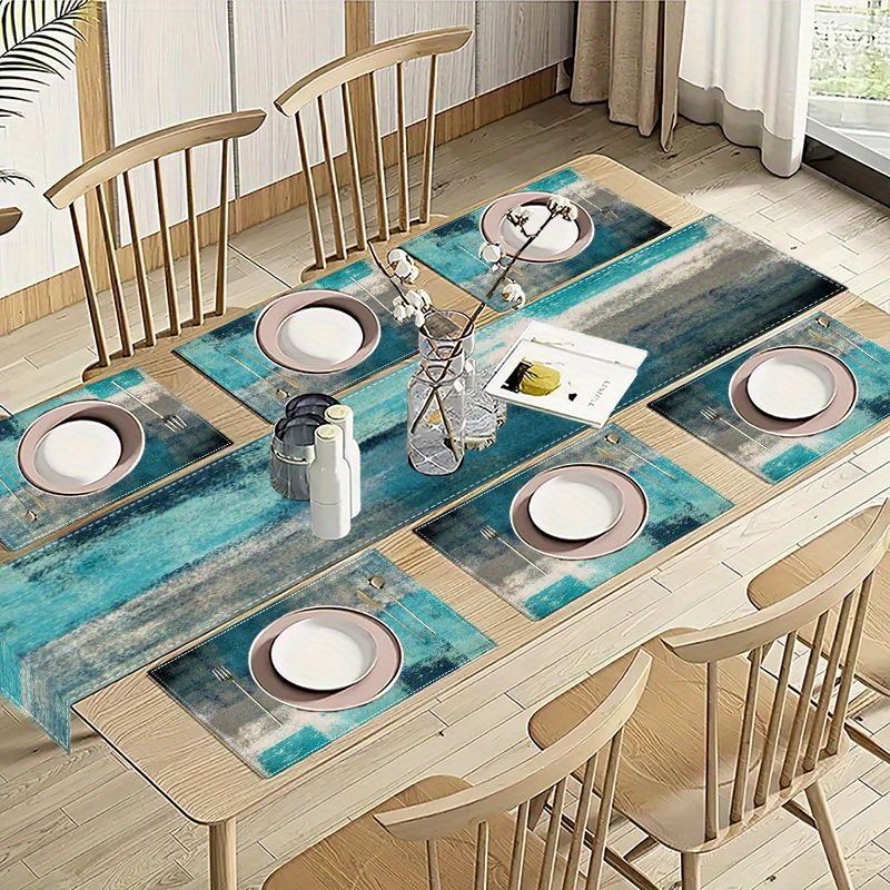 Set di Tovagliette e Runner da - Outdoor Furniture Dining recensione e prezzo