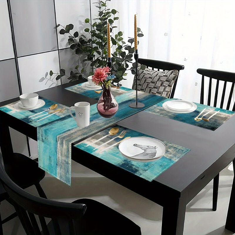 Set di Tovagliette e Runner da - Outdoor Furniture Dining recensione e prezzo