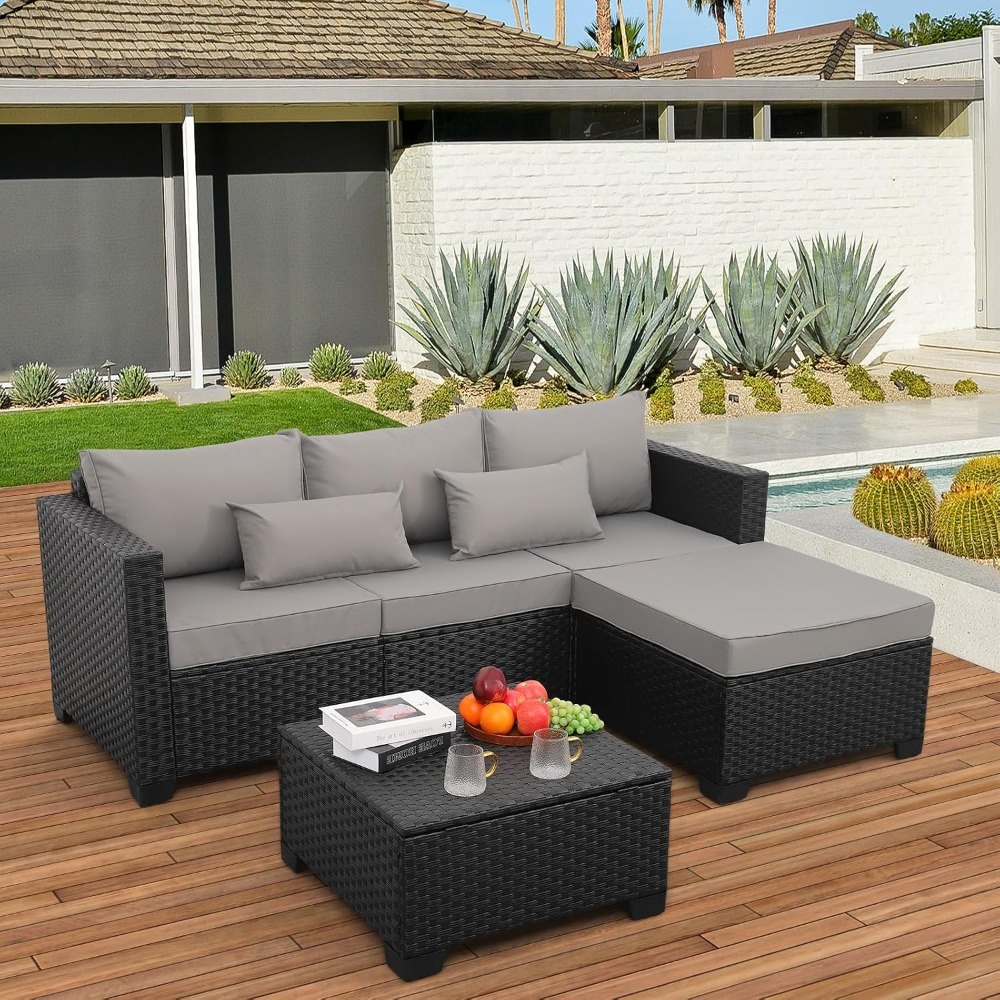 Divano Sezionale da Esterno in - Outdoor Furniture With Storage For Cushions recensione e prezzo