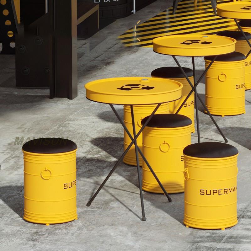 Creative Wrought Iron Oil Drum - Outdoor Furniture Oil recensione e prezzo