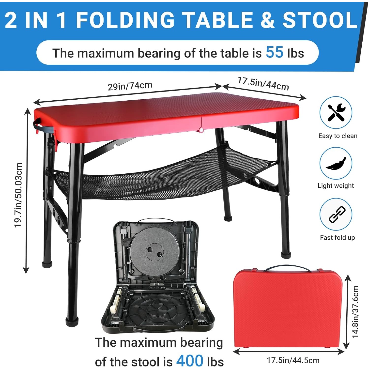 Set tavolo pieghevole e sgabel - Camping Cot Foldable recensione e prezzo